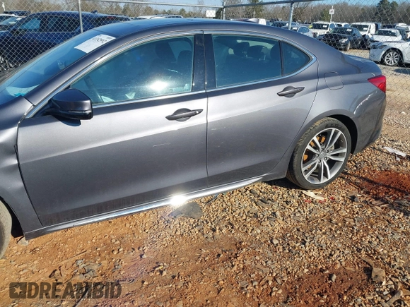 2020 Acura TLX w/Technology Pkg with VIN 19UUB3F49LA003406, listed as a IAAI auction lot 41352592 with 73,125 mi miles. Bid and sale history available at carsss.com. Image 14.