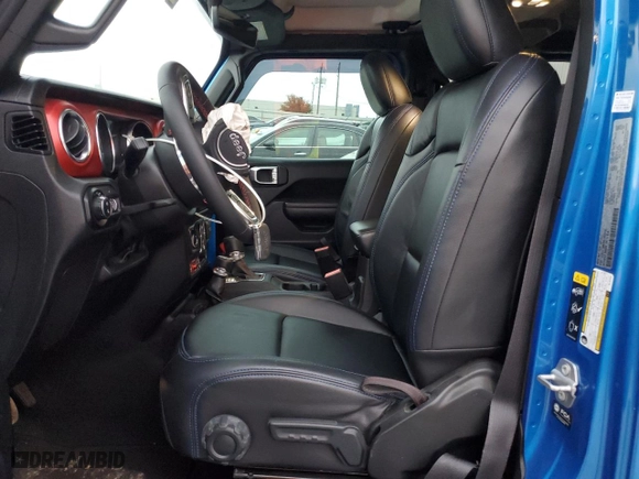 2022 Jeep Gladiator Rubicon with VIN 1C6JJTBM4NL107942, listed as a Copart auction lot 81231664 with 17,245 mi miles and Salvage Title. Bid and sale history available at carsss.com. Image 7.