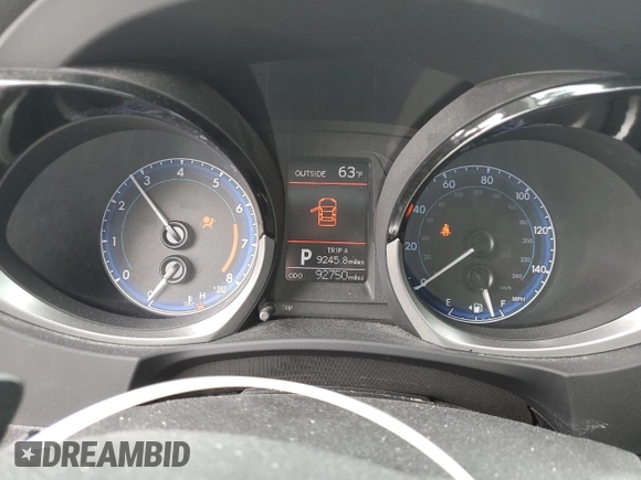 2016 Toyota Corolla L with VIN 5YFBURHEXGP530459, listed as a Copart auction lot 55314135 with 92,750 mi miles and Salvage Title. Bid and sale history available at DreamBid. Image 9.