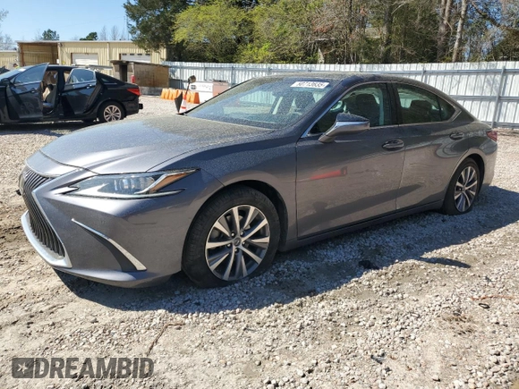 2021 Lexus ES 350 with VIN 58ADZ1B18MU084235, listed as a Copart auction lot 50713635 with 55,539 mi miles and Salvage Title. Bid and sale history available at DreamBid. Image 1.