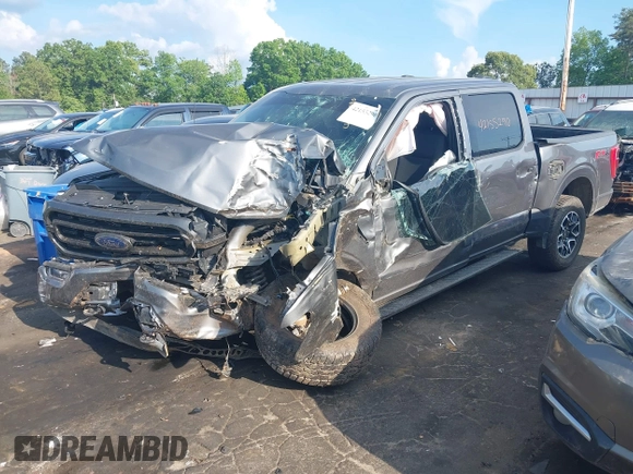 2022 Ford F-150 XL with VIN 1FTFW1E50NKE88686, listed as a IAAI auction lot 42155290 with 163,960 mi miles and . Bid and sale history available at DreamBid. Image 16.