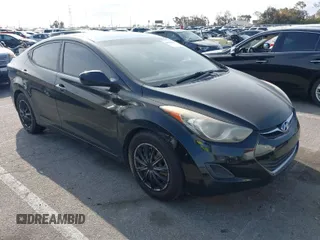 2012 Hyundai Elantra Limited with VIN KMHDH4AE5CU213997, listed as a IAAI auction lot 41881245 with 167,998 mi miles. Bid and sale history available at carsss.com. Image 1.