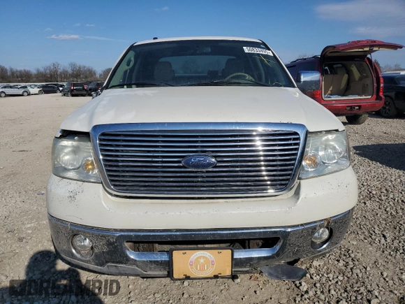 2008 Ford F-150 XLT with VIN 1FTPW12V68FC28864, listed as a Copart auction lot 50833495 with 154,615 mi miles and Salvage title. Bid and sale history available at DreamBid. Image 5.