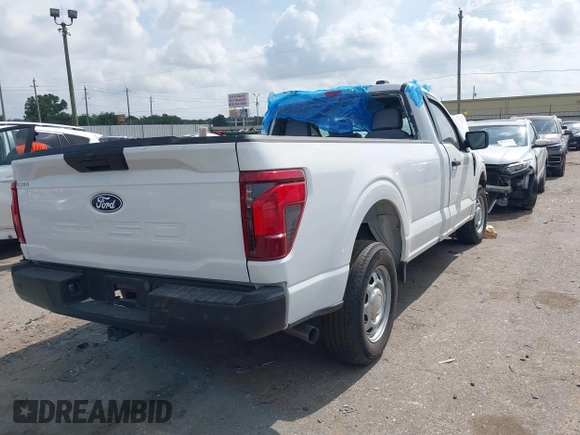 2024 Ford F-150 XL z VIN 1FTMF1KP0RKD49211, wystawiony jako IAAI lot #42163697 z przebiegiem Nie podano mil oraz . Historia ofert i sprzedaży dostępna na DreamBid. Obrazek 4.