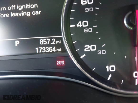 2013 Audi A7 Prestige with VIN WAU2GAFC0DN023439, listed as a IAAI auction lot 42605597 with 173,364 mi miles and . Bid and sale history available at DreamBid. Image 15.