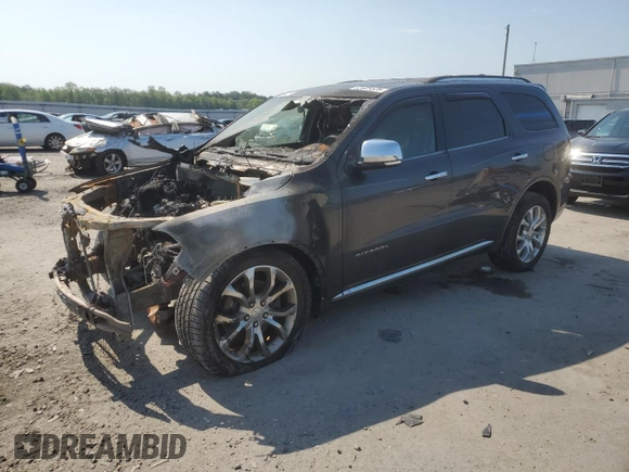 2018 Dodge Durango Citadel with VIN 1C4RDJEG7JC213633, listed as a Copart auction lot 63925525 with Not provided miles and Salvage title. Bid and sale history available at DreamBid. Image 1.