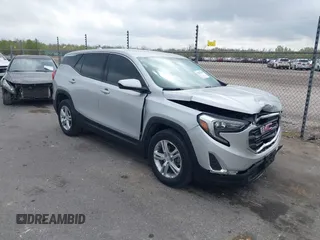 2018 GMC Terrain SLE with VIN 3GKALMEV1JL185403, listed as a IAAI auction lot 41807308 with 79,867 mi miles and . Bid and sale history available at DreamBid. Image 1.