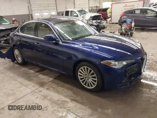 2021 Alfa Romeo Giulia with VIN ZARFANAN1M7640770, listed as a IAAI auction lot 41596776 with 55,878 mi miles. Bid and sale history available at carsss.com. Image 1.
