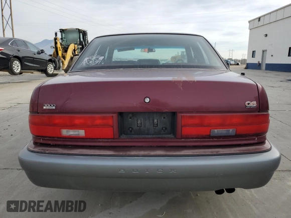 1996 Buick Regal with VIN 2G4WF52K3T1461797, listed as a Copart auction lot 78230324 with 93,303 mi miles and Salvage Title. Bid and sale history available at DreamBid. Image 6.