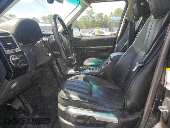 2012 Land Rover Range Rover HSE Lux with VIN SALMF1D43CA364505, listed as a Copart auction lot 56112805 with 118,119 mi miles and Clean Title. Bid and sale history available at DreamBid. Image 7.