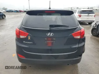 2015 Hyundai Tucson GLS with VIN KM8JT3AF9FU002360, listed as a Copart auction lot 45791245 with 44,485 mi miles and Salvage Title. Bid and sale history available at DreamBid. Image 6.