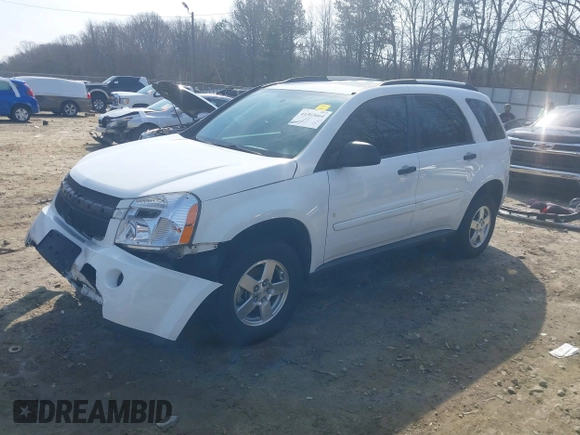 2007 Chevrolet Equinox LS with VIN 2CNDL13F876099694, listed as a IAAI auction lot 41503664 with 116,165 mi miles. Bid and sale history available at carsss.com. Image 2.