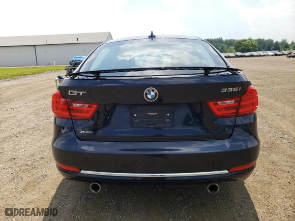 2016 BMW 3 Series Gran Turismo 335i xDrive with VIN WBA3X9C59GD869992, listed as a Copart auction lot 59460044 with 87,776 mi miles and Salvage Title. Bid and sale history available at carsss.com. Image 6.
