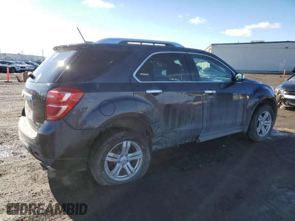 2016 Chevrolet Equinox LTZ with VIN 2GNFLGE36G6314919, listed as a Copart auction lot 47137295 with 121,965 mi miles and Salvage Title. Bid and sale history available at carsss.com. Image 3.