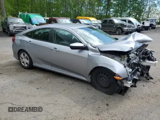 2020 Honda Civic LX z VIN 2HGFC2F66LH505485, wystawiony jako Copart lot #56056845 z przebiegiem 73 394 mil mil oraz Szkoda całkowita • Salvage title. Historia ofert i sprzedaży dostępna na DreamBid. Obrazek 4.