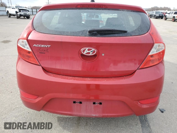 2017 Hyundai Accent SE with VIN KMHCT5AE4HU343762, listed as a Copart auction lot 49161735 with 201,334 mi miles and Salvage Title. Bid and sale history available at carsss.com. Image 6.