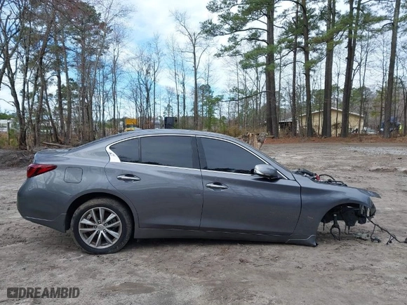 2021 Infiniti Q50 3.0t PURE with VIN JN1EV7ARXMM750634, listed as a IAAI auction lot 41743851 with NaN miles. Bid and sale history available at carsss.com. Image 12.