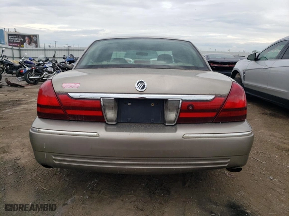 2003 Mercury Grand Marquis GS Convenience with VIN 2MEFM74WX3X680113, listed as a Copart auction lot 65446864 with 167,918 mi miles and Salvage Title. Bid and sale history available at carsss.com. Image 6.