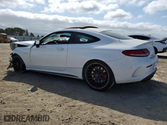 2017 Mercedes-Benz C 63 S AMG with VIN WDDWJ8HB0HF504347, listed as a Copart auction lot 56068935 with 31,010 mi miles and Salvage Title. Bid and sale history available at DreamBid. Image 2.