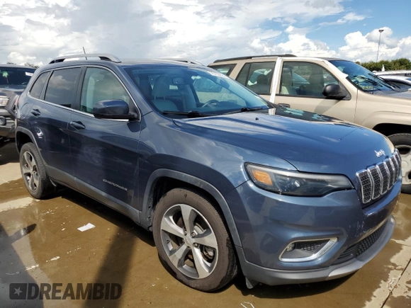 2019 Jeep Cherokee Limited with VIN 1C4PJLDB7KD434047, listed as a Copart auction lot 73723024 with Not provided miles and Non repairable. Bid and sale history available at DreamBid. Image 4.