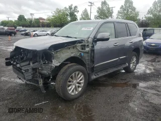 2016 Lexus GX 460 z VIN JTJBM7FX9G5123820, wystawiony jako Copart lot #57076805 z przebiegiem 111 857 mil mil oraz Szkoda całkowita • Salvage title. Historia ofert i sprzedaży dostępna na DreamBid. Obrazek 1.