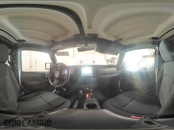 2022 Jeep Wrangler Unlimited Willys with VIN 1C4HJXDM0NW244953, listed as a Copart auction lot 71495154 with 14,577 mi miles and Salvage Title. Bid and sale history available at DreamBid. Image 13.
