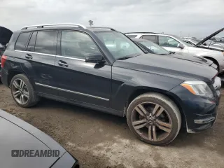 2014 Mercedes-Benz GLK 350 with VIN WDCGG5HB1EG172625, listed as a Copart auction lot 76698554 with 134,797 mi miles and Salvage Title. Bid and sale history available at DreamBid. Image 4.