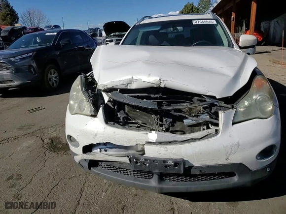 2012 Infiniti EX35 Journey with VIN JN1AJ0HR1CM450440, listed as a Copart auction lot 47045645 with 142,008 mi miles and Salvage Title. Bid and sale history available at carsss.com. Image 12.