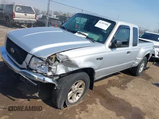2002 Ford Ranger XL Fleet with VIN 1FTZR45E12PB64098, listed as a IAAI auction lot 41787188 with 151,053 mi miles. Bid and sale history available at carsss.com. Image 2.