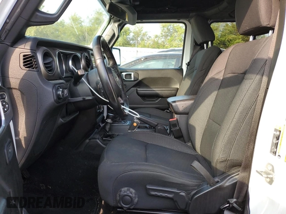 2021 Jeep Wrangler Unlimited Sport S with VIN 1C4HJXDG9MW504842, listed as a Copart auction lot 58566925 with 78,358 mi miles and Salvage title. Bid and sale history available at DreamBid. Image 7.