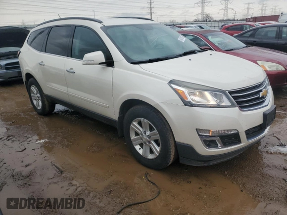 2013 Chevrolet Traverse LT with VIN 1GNKVGKD4DJ250349, listed as a Copart auction lot 51431245 with 182,837 mi miles and Salvage Title. Bid and sale history available at DreamBid. Image 4.