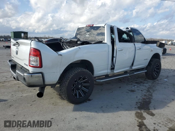2020 Ram 2500 Big Horn with VIN 3C6UR5DL0LG294189, listed as a Copart auction lot 43410485 with 80,007 mi miles and Salvage title. Bid and sale history available at DreamBid. Image 3.
