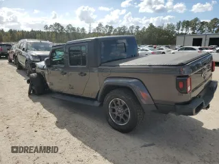 2021 Jeep Gladiator Overland с VIN 1C6HJTFG0ML574762, выставлен на аукционе Copart как лот 78867084 с пробегом 32 283 миль миль и Списание • Salvage title. История ставок и продаж доступна на DreamBid. Изображение 2.