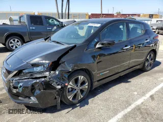 2018 Nissan LEAF SL with VIN 1N4AZ1CP6JC313441, listed as a Copart auction lot 62599075 with 94,372 mi miles and Salvage title. Bid and sale history available at DreamBid. Image 1.