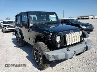 2014 Jeep Wrangler Sport with VIN 1C4AJWAG5EL192554, listed as a Copart auction lot 52501535 with 117,038 mi miles and Salvage Title. Bid and sale history available at carsss.com. Image 12.