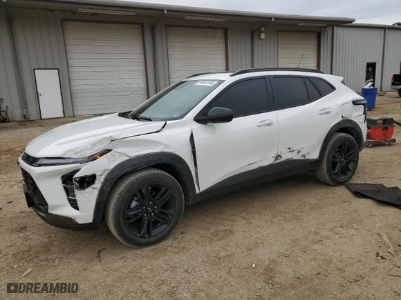 2024 Chevrolet Trax ACTIV with VIN KL77LKE2XRC028750, listed as a Copart auction lot 89387445 with 20,228 mi miles and Salvage Title. Bid and sale history available at carsss.com. Image 1.