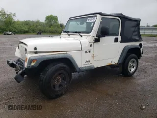 2006 Jeep Wrangler X z VIN 1J4FA39S56P742837, wystawiony jako Copart lot #58166415 z przebiegiem 97 224 mil mil oraz Szkoda całkowita • Salvage title. Historia ofert i sprzedaży dostępna na DreamBid. Obrazek 1.