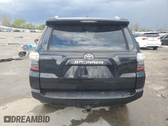 2018 Toyota 4Runner SR5 with VIN JTEBU5JR6J5583875, listed as a Copart auction lot 52603415 with 68,125 mi miles and Salvage title. Bid and sale history available at DreamBid. Image 6.