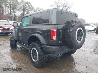 2024 Ford Bronco Big Bend with VIN 1FMDE7AH6RLA64647, listed as a IAAI auction lot 41084239 with 3,581 mi miles. Bid and sale history available at carsss.com. Image 3.