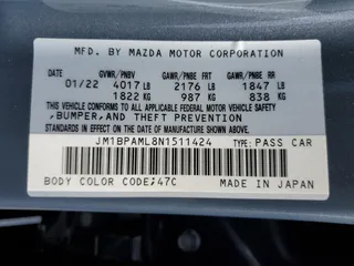 2022 Mazda 3 Premium with VIN JM1BPAML8N1511424, listed as a Copart auction lot 57108135 with 52,791 mi miles and Salvage title. Bid and sale history available at DreamBid. Image 12.