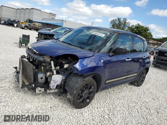 2015 FIAT 500L Urbana Trekking with VIN ZFBCFADH5FZ032080, listed as a Copart auction lot 88035415 with 88,082 mi miles and Salvage Title. Bid and sale history available at DreamBid. Image 1.