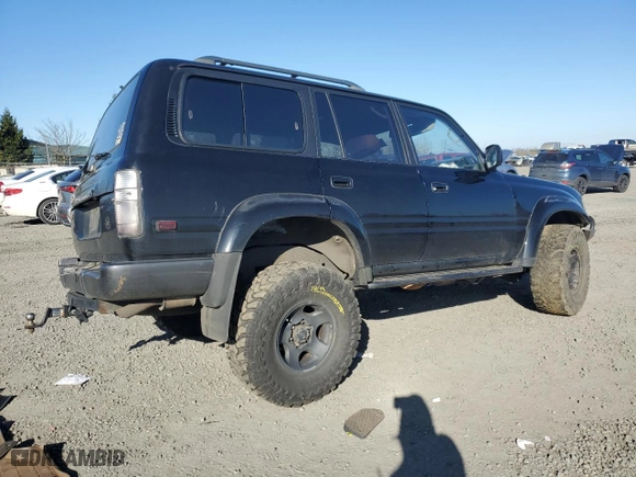 1996 Toyota Land Cruiser with VIN JT3HJ85J4T0136821, listed as a Copart auction lot 46988905 with 311,561 mi miles and Salvage Title. Bid and sale history available at carsss.com. Image 3.