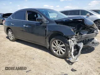 2015 Nissan Sentra SV with VIN 3N1AB7AP0FY212711, listed as a Copart auction lot 52387635 with 153,707 mi miles and Salvage Title. Bid and sale history available at carsss.com. Image 4.