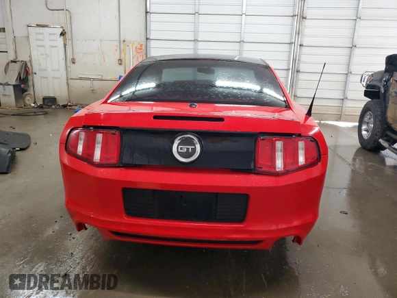 2013 Ford Mustang GT with VIN 1ZVBP8CF8D5263930, listed as a Copart auction lot 55014525 with 166,983 mi miles and Salvage title. Bid and sale history available at DreamBid. Image 6.