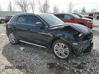 2018 Audi Q5 Premium Plus with VIN WA1BNAFY5J2168083, listed as a Copart auction lot 50024735 with 0 mi miles and Clean Title. Bid and sale history available at carsss.com. Image 4.