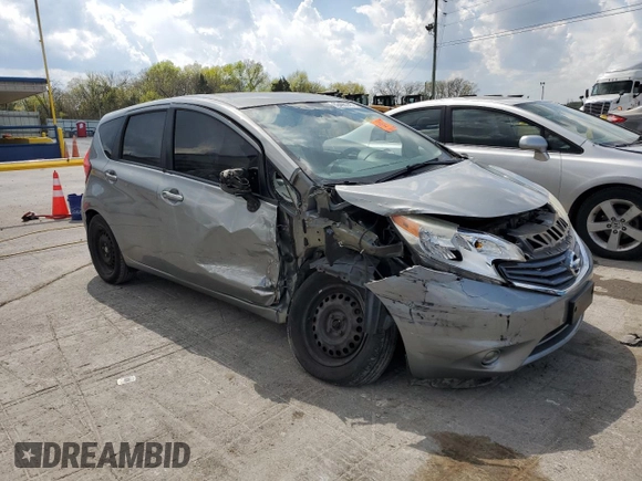 2015 Nissan Note S Plus with VIN 3N1CE2CP2FL417685, listed as a Copart auction lot 52495745 with 145,153 mi miles and Salvage Title. Bid and sale history available at DreamBid. Image 4.