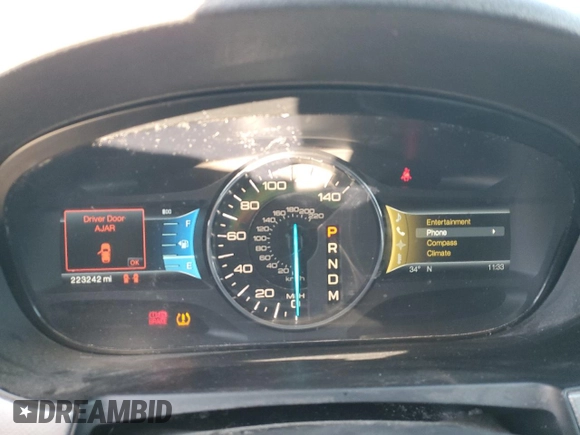 2011 Ford Edge SEL with VIN 2FMDK3JCXBBB31682, listed as a Copart auction lot 42415025 with 223,242 mi miles and Salvage Title. Bid and sale history available at DreamBid. Image 9.