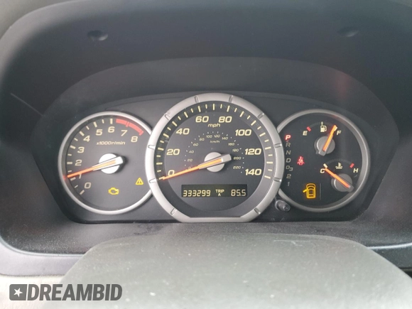 2006 Honda Pilot EX-L with VIN 2HKYF18716H530224, listed as a Copart auction lot 45925625 with 333,299 mi miles and Salvage Title. Bid and sale history available at DreamBid. Image 9.