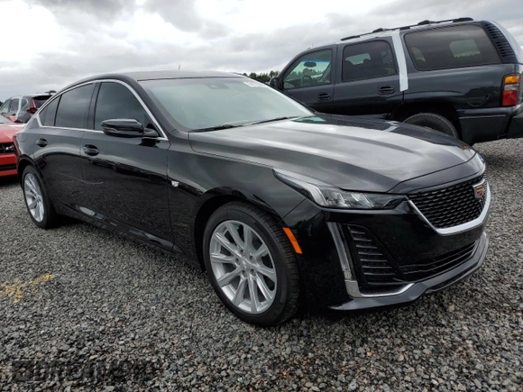 2024 Cadillac CT5 Luxury with VIN 1G6DM5RK1R0106920, listed as a Copart auction lot 74776684 with 5,501 mi miles and Salvage title. Bid and sale history available at DreamBid. Image 4.