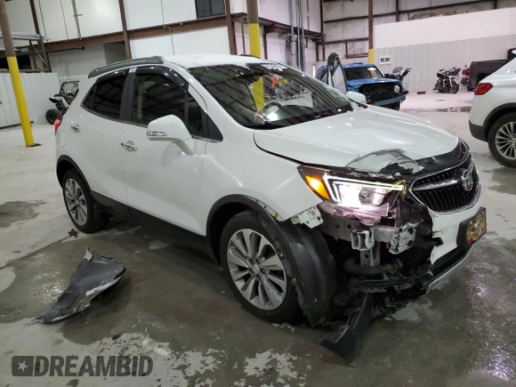 2019 Buick Encore Preferred with VIN KL4CJASB7KB814985, listed as a Copart auction lot 81948434 with 50,785 mi miles and Salvage Title. Bid and sale history available at DreamBid. Image 4.